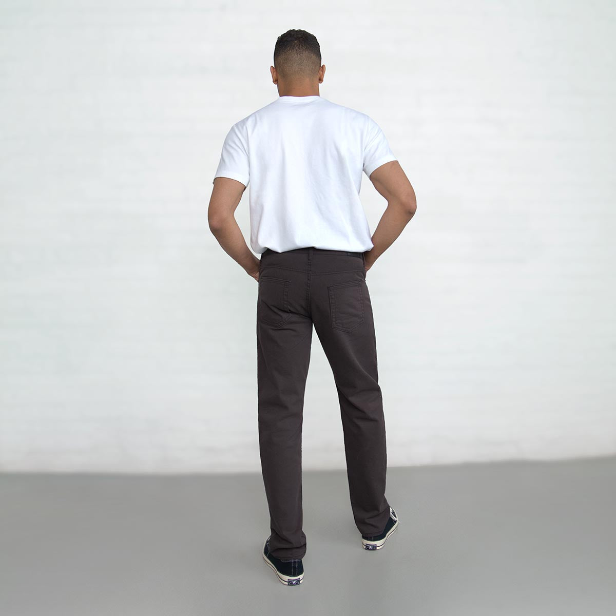 100% Cotton Tailored Fit Espresso