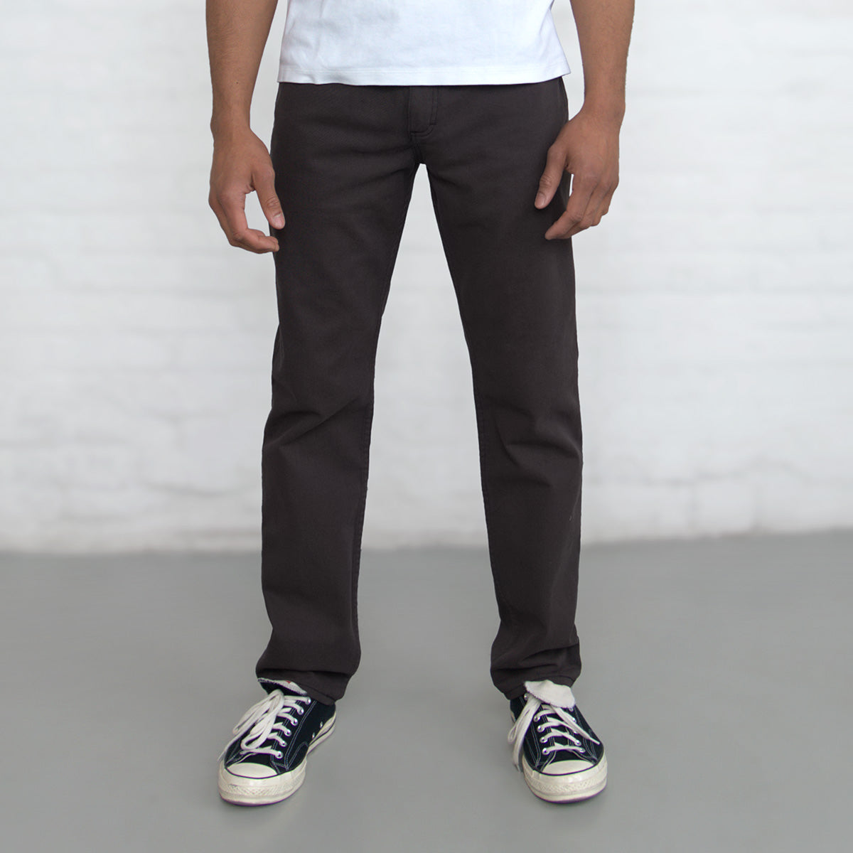 100% Cotton Tailored Fit Espresso