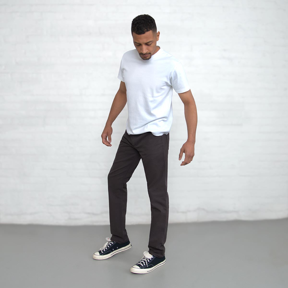 100% Cotton Tailored Fit Espresso
