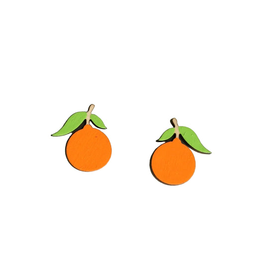 Tangerine Stud Earrings