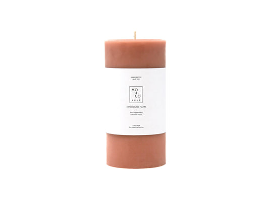 Terra Cotta | Beeswax Pillar Candle
