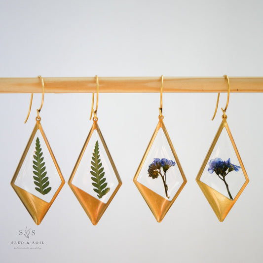 Hanging Terrarium Earrings
