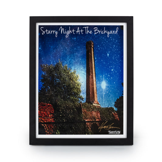 "Starry Night At The Brickyard" | 14" x 11" | By Kent Theesen