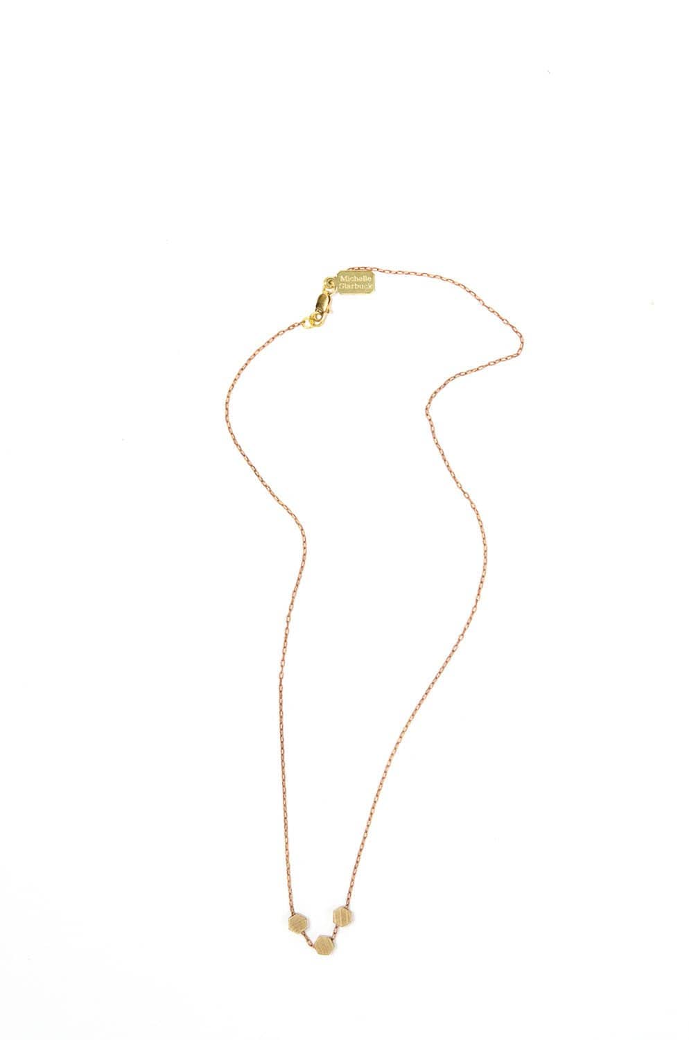 Tiny Hexagons Necklace