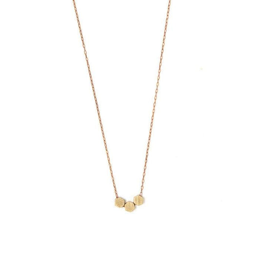 Tiny Hexagons Necklace