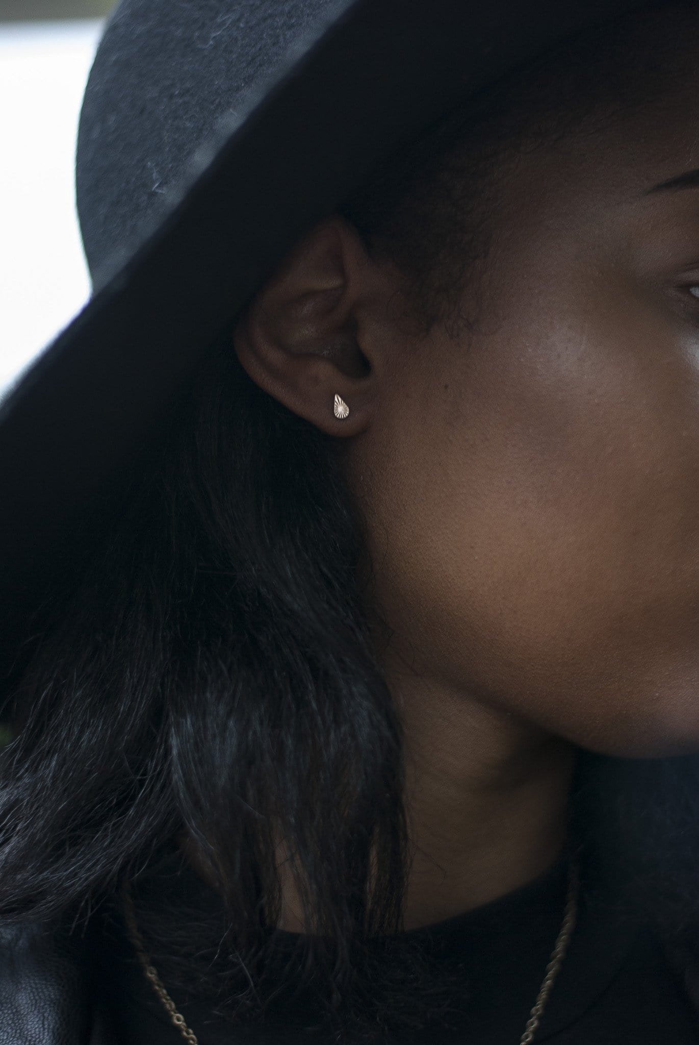 Tiny Starburst Teardrop Studs