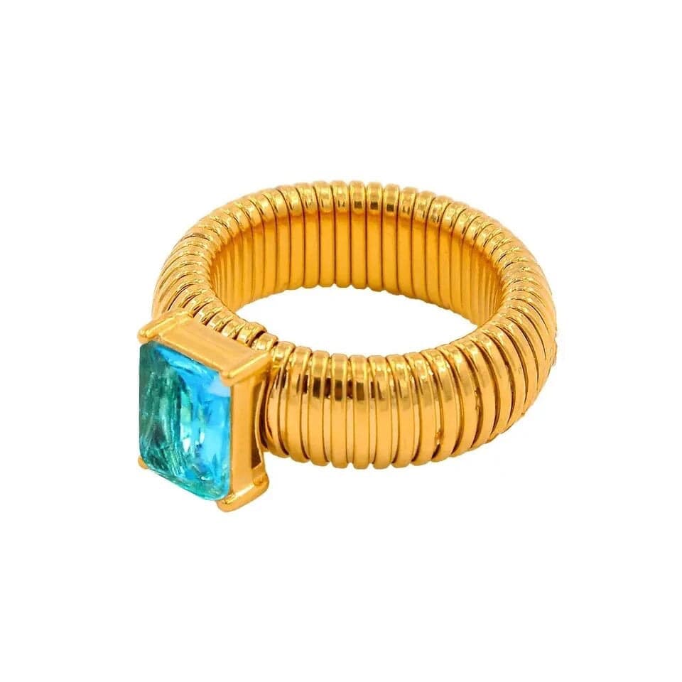 Zoe Snake Gold Ring