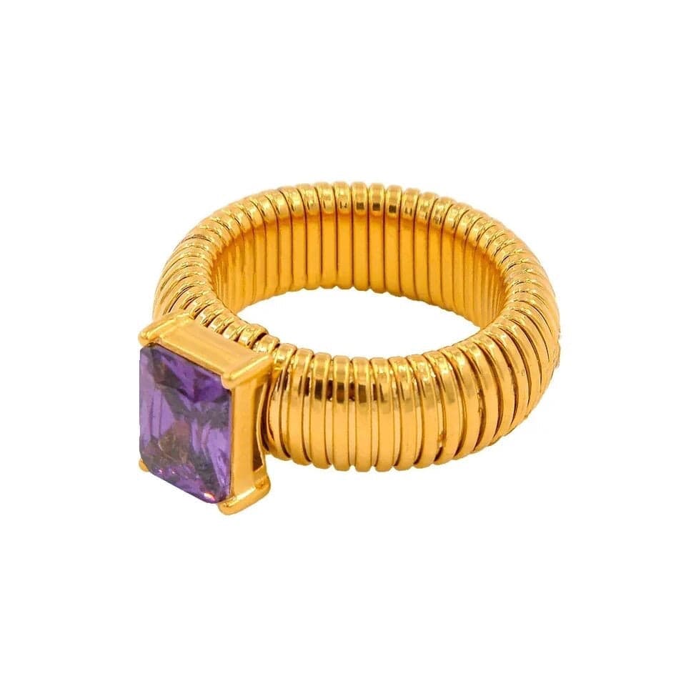 Zoe Snake Gold Ring