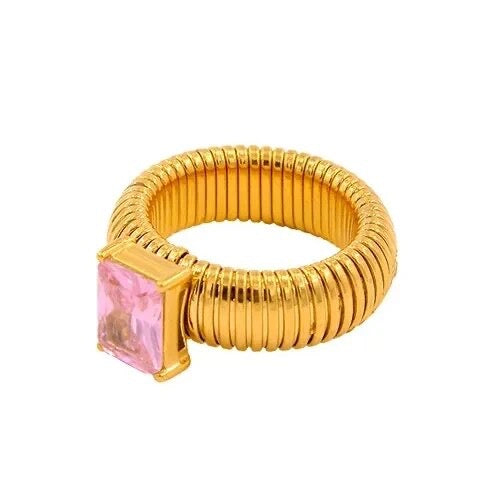 Zoe Snake Gold Ring