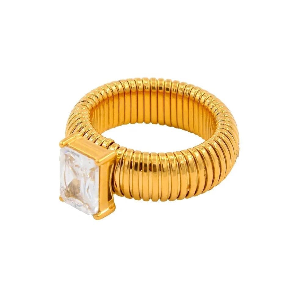Zoe Snake Gold Ring