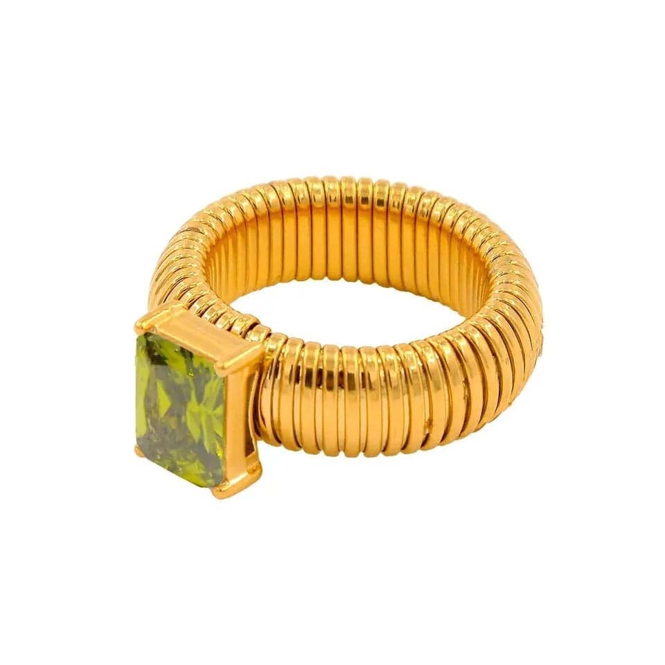 Zoe Snake Gold Ring