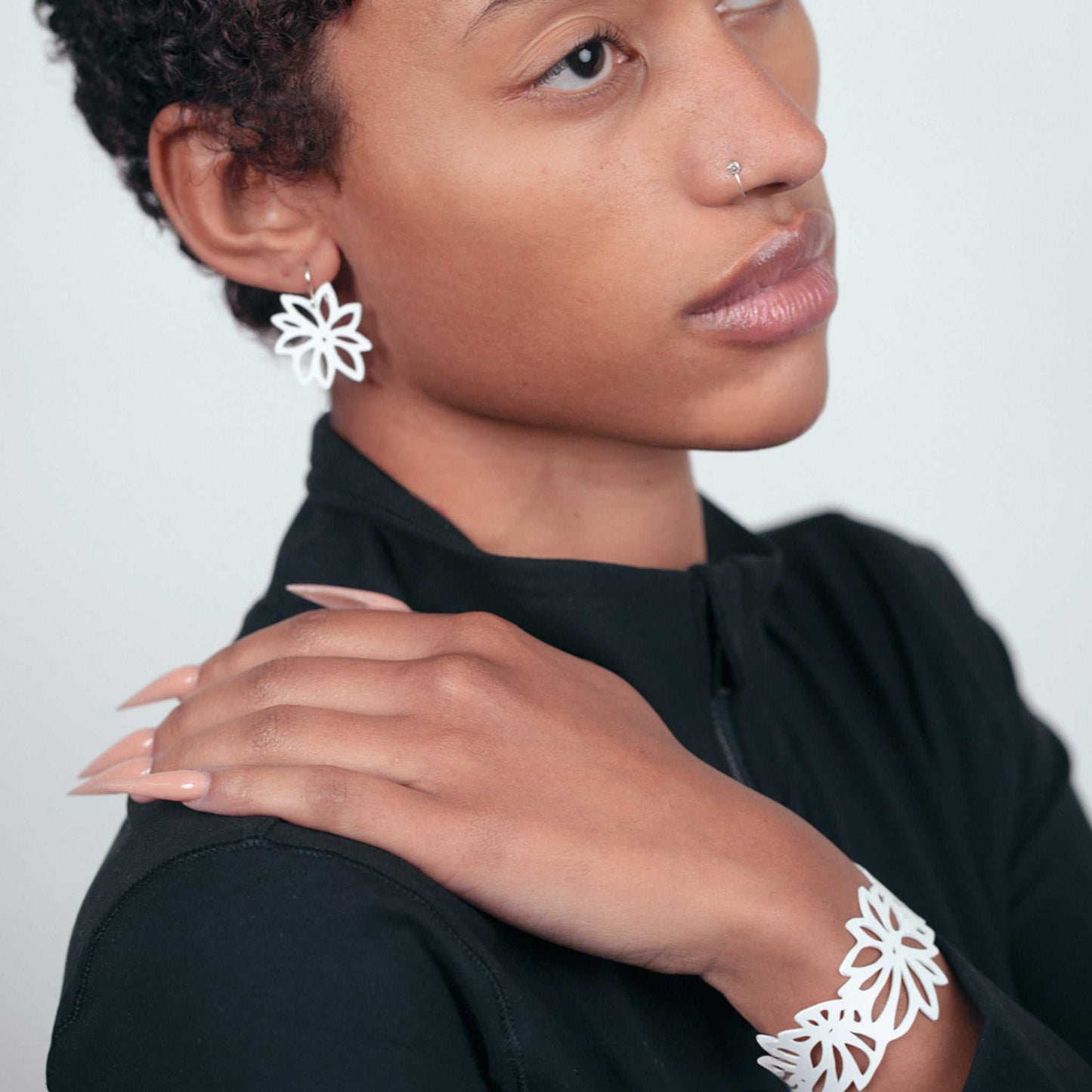 Tropical Flower Earrings