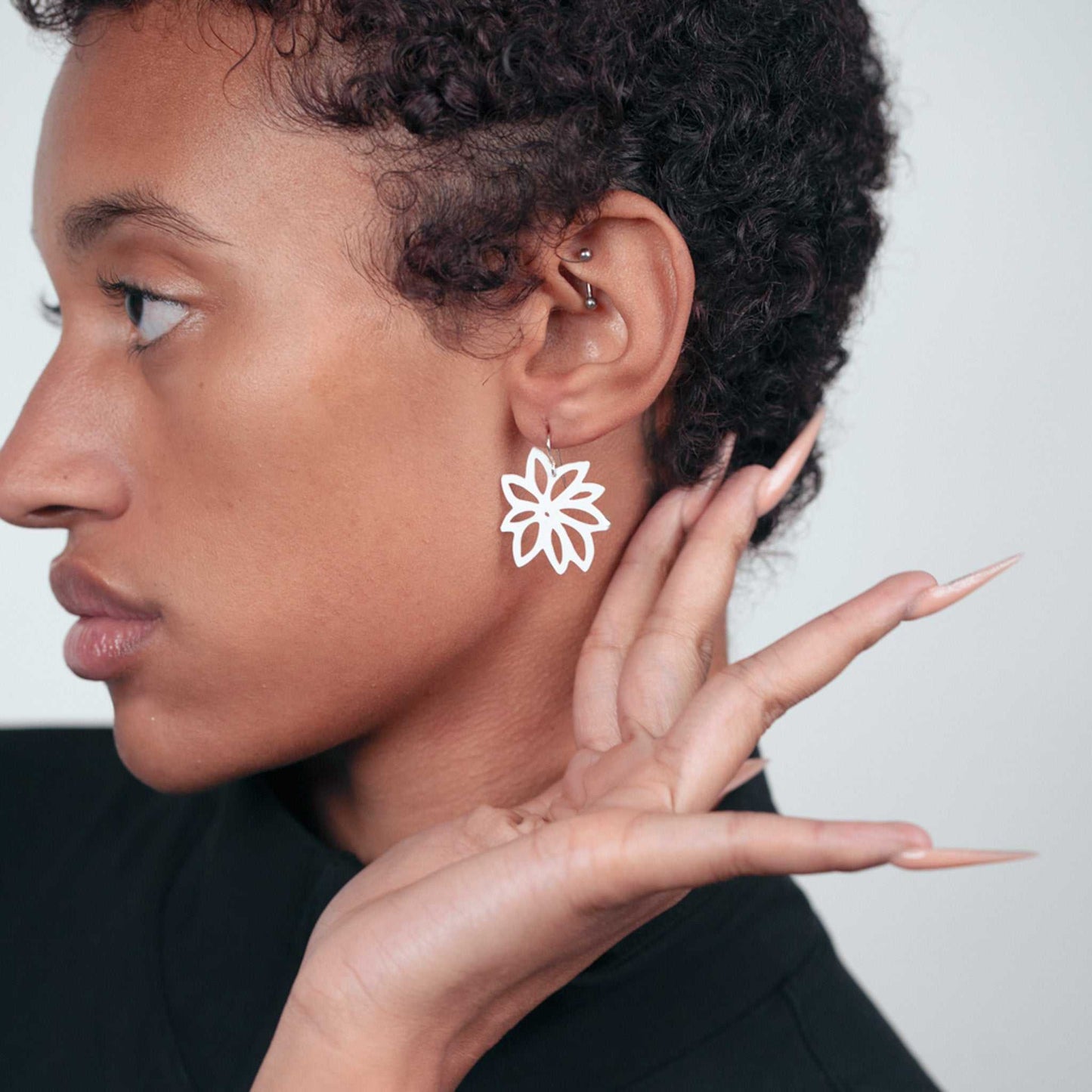 Tropical Flower Earrings