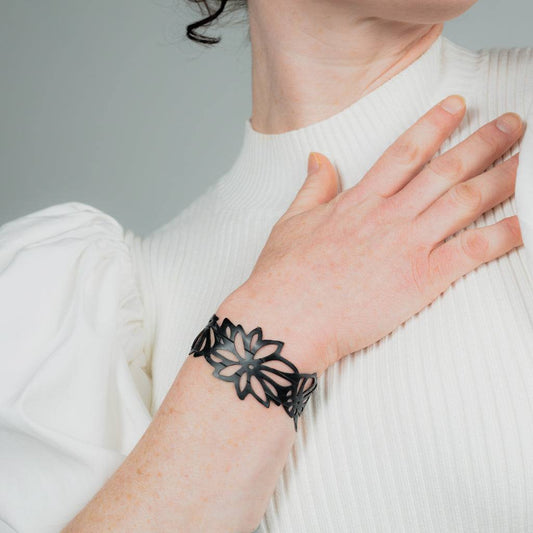 Tropical Flower Wrap Bracelet