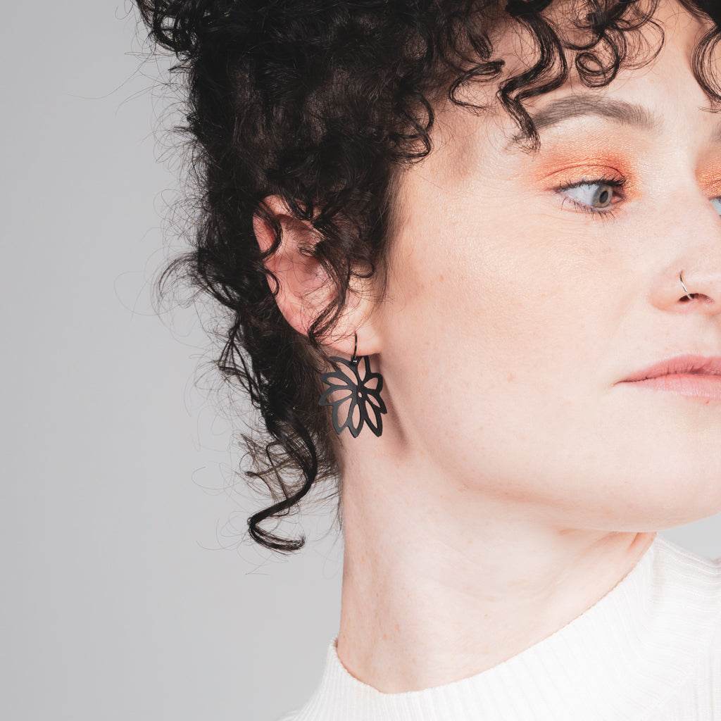 Tropical Flower Earrings