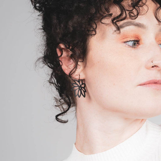 Tropical Flower Earrings