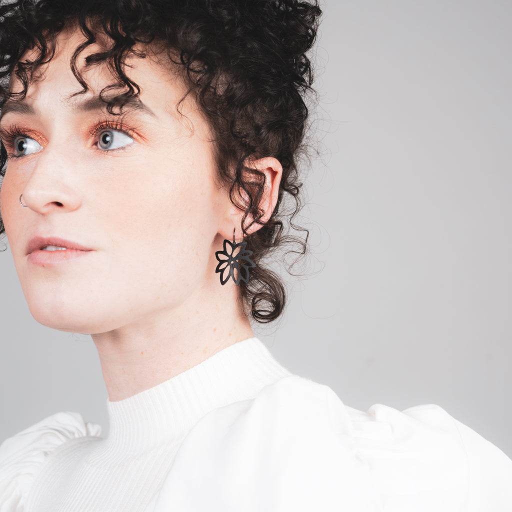 Tropical Flower Earrings