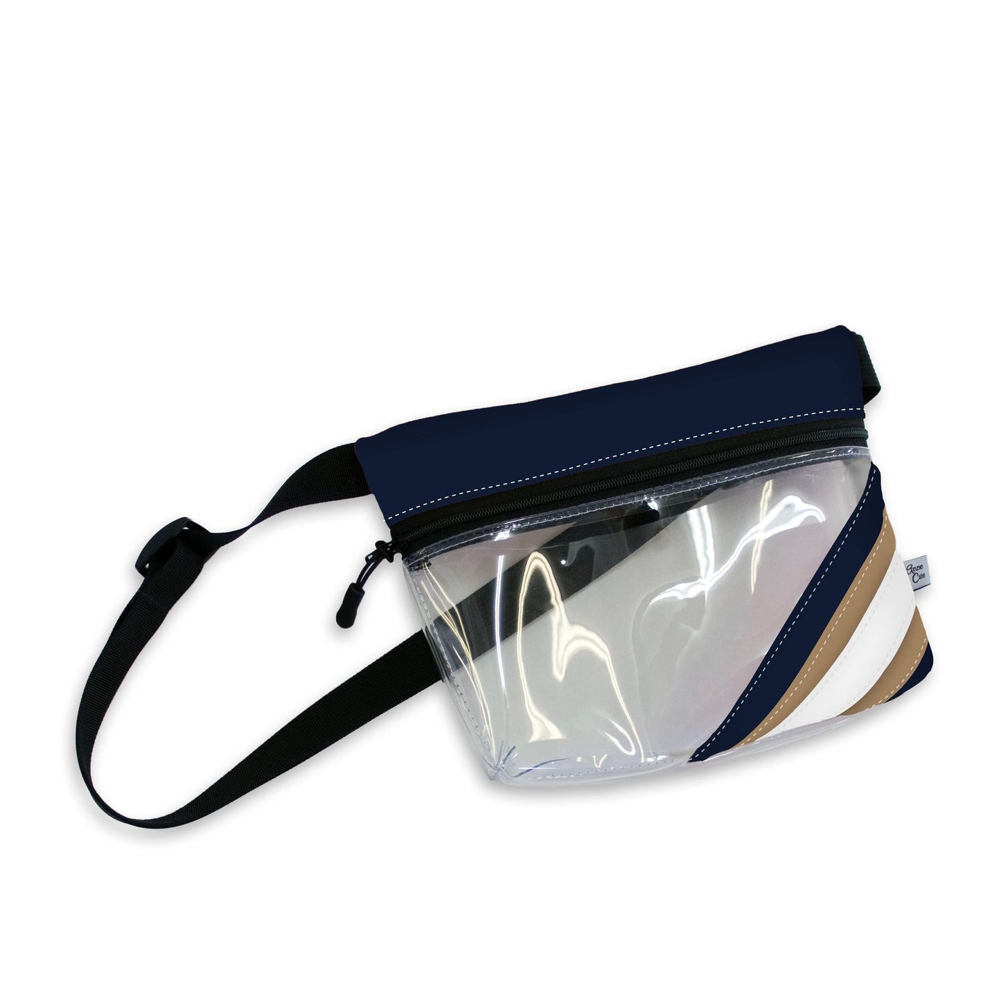 Collegiate Football Stadium Clear Stripe Game Day Fanny Pack