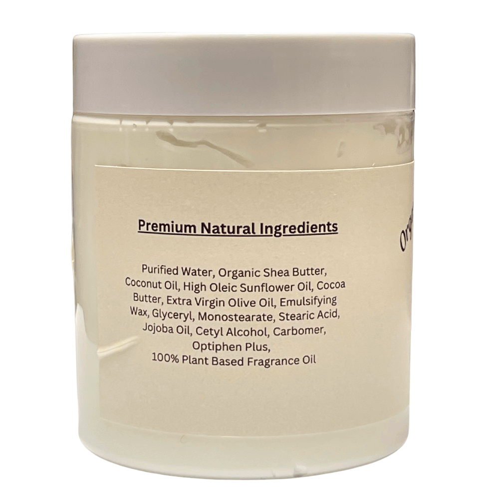 Body Butter Handmade Organic Shea - YOU CHOOSE SCENT - Rich & Creamy - 10 oz