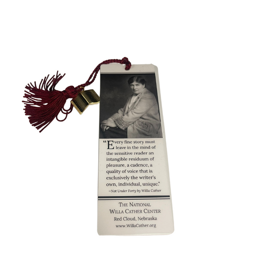 Willa Cather Book Mark | "Unique Voice of a Writer" | 6.5"X2.5" | The Willa Cather Foundation