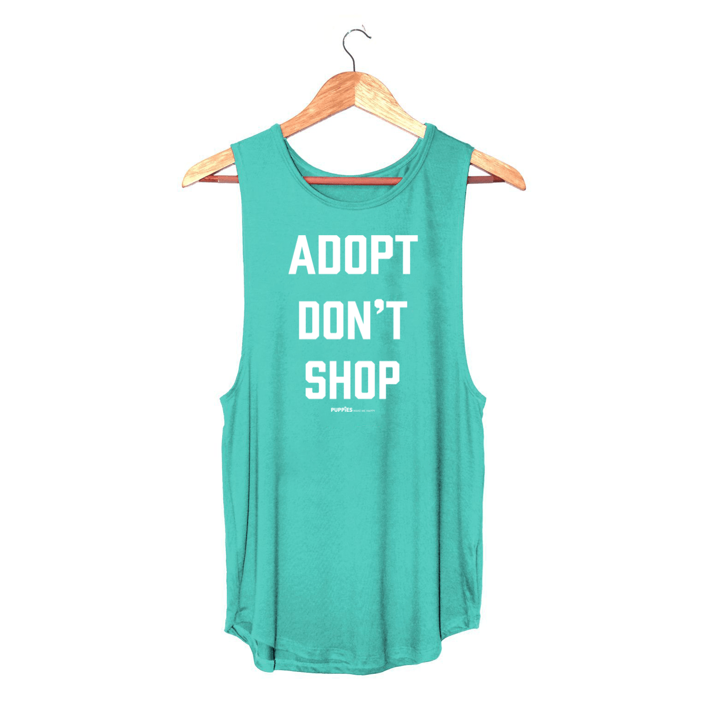 Adopt Don't Shop Sleeveless Top | Gift for Dog Moms | Rescue Dog Shirt