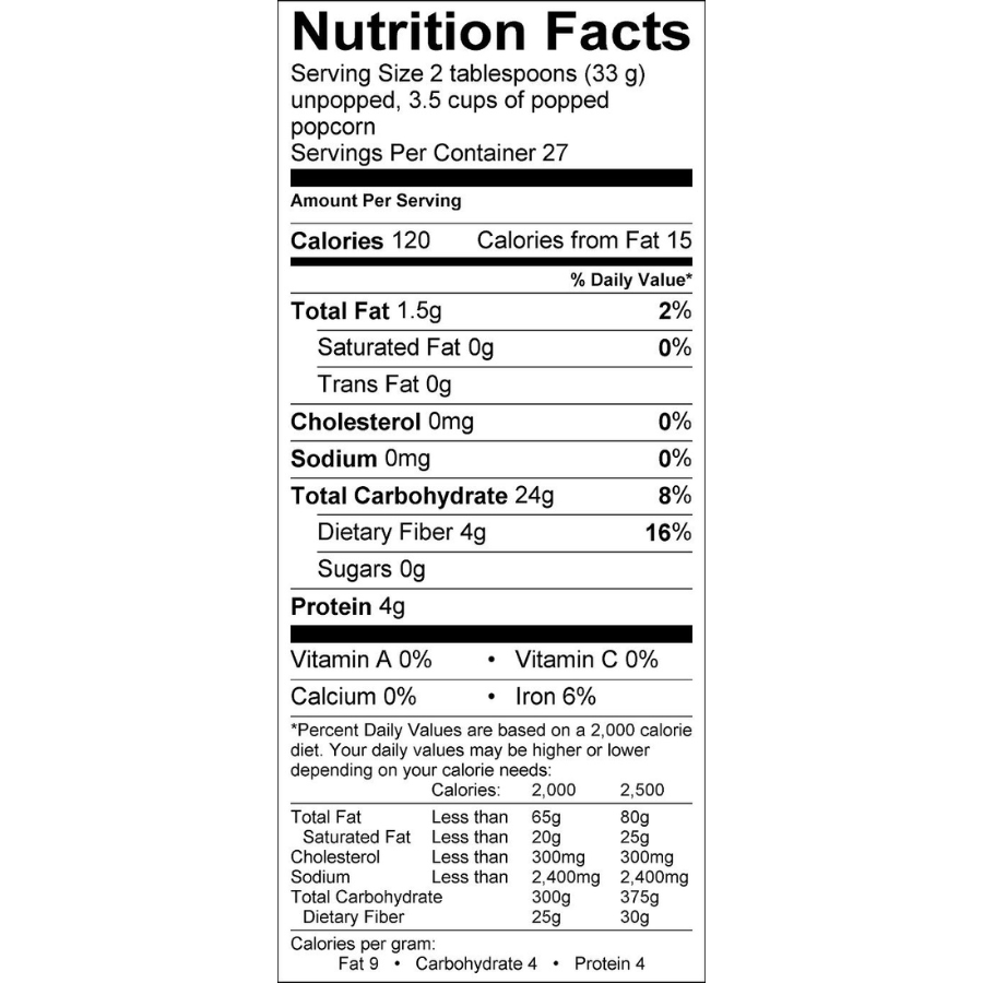 Yellow Un-Popped Popcorn Kernels in Burlap Bag | 2 lb | Non-GMO | Popcorn County USA | North Loup Valley