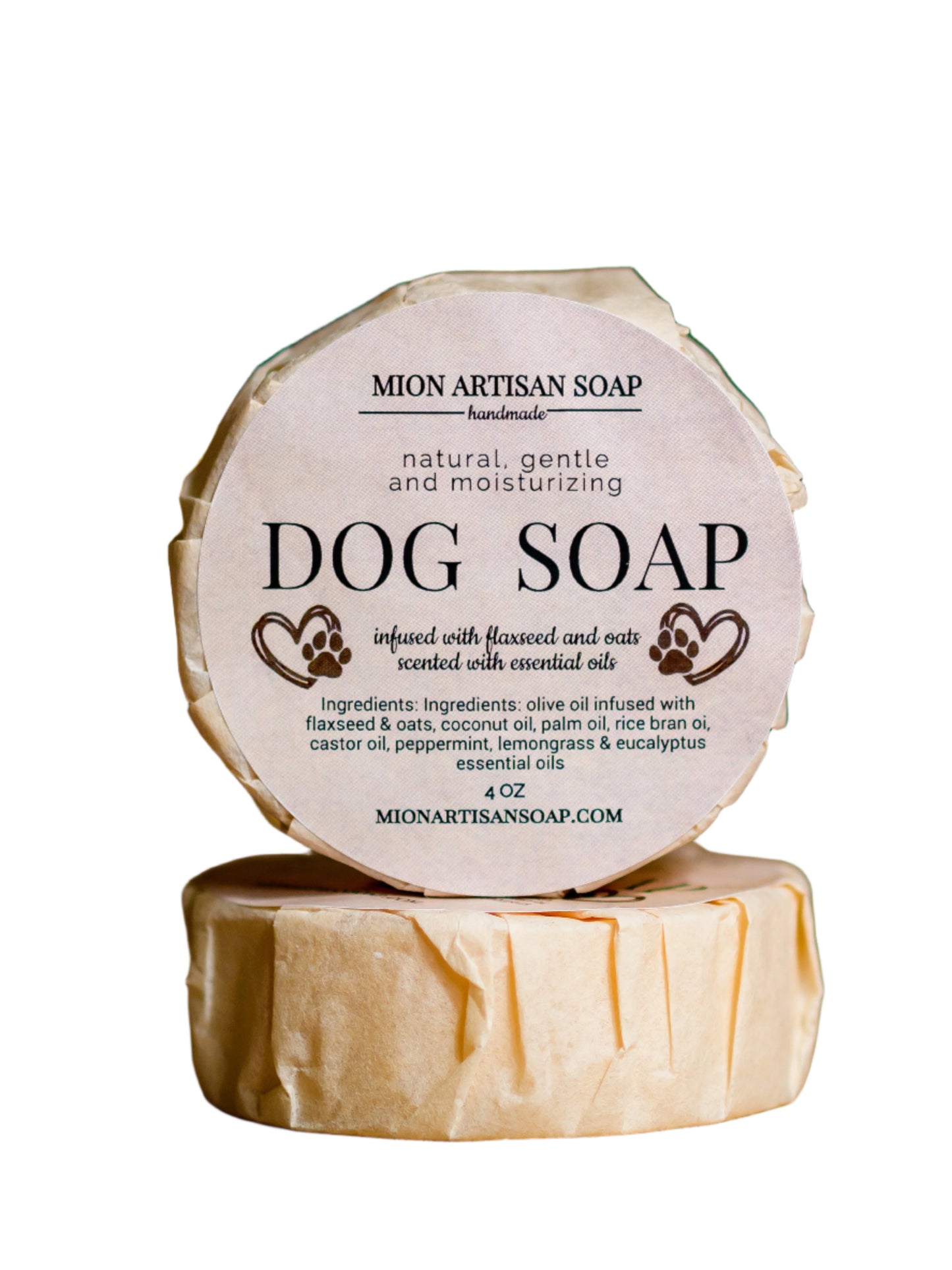 Dog Soap | Infused With Flaxseeds and Oats