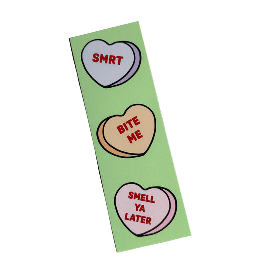 Snarky Hearts Bookmark
