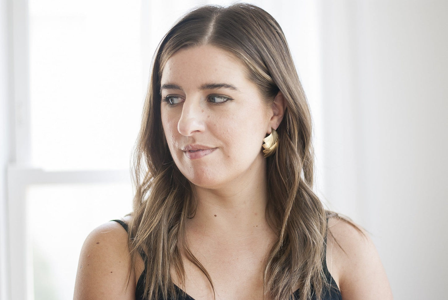 Vintage Deco Shell Earrings
