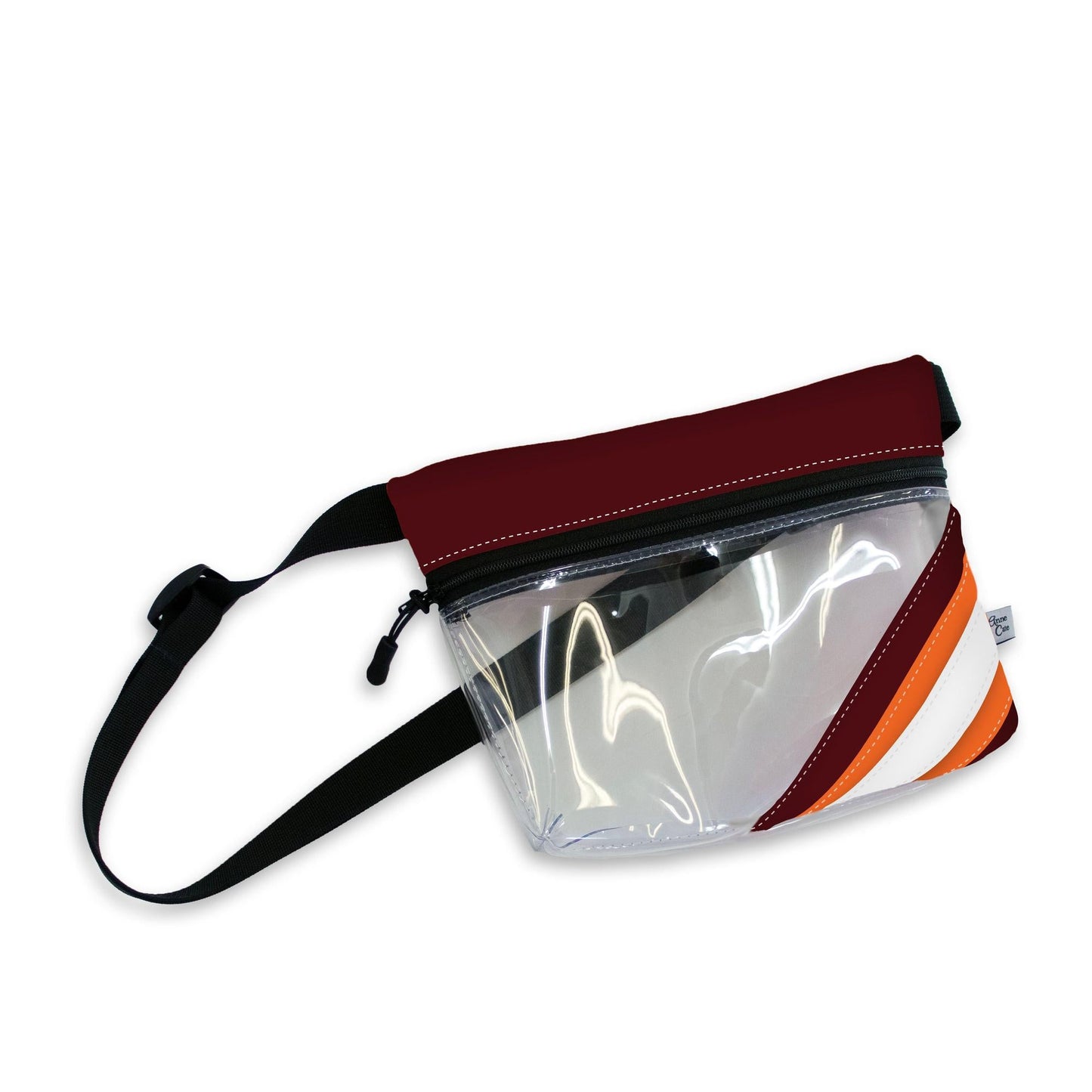 Collegiate Football Stadium Clear Stripe Game Day Fanny Pack