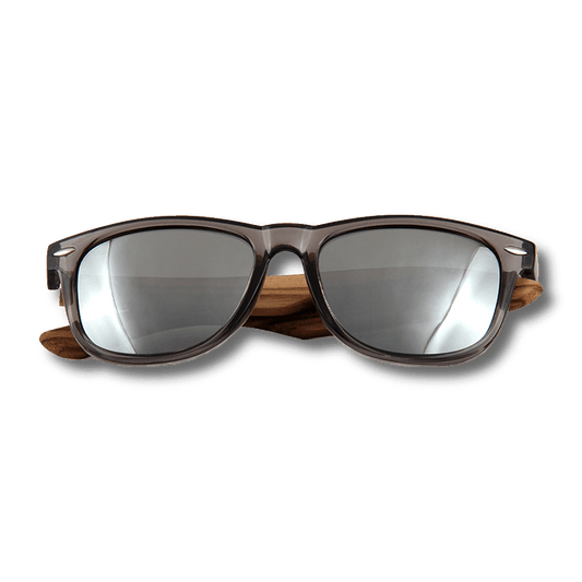 Real Zebra Wood Wanderer Sunglasses by WUDN