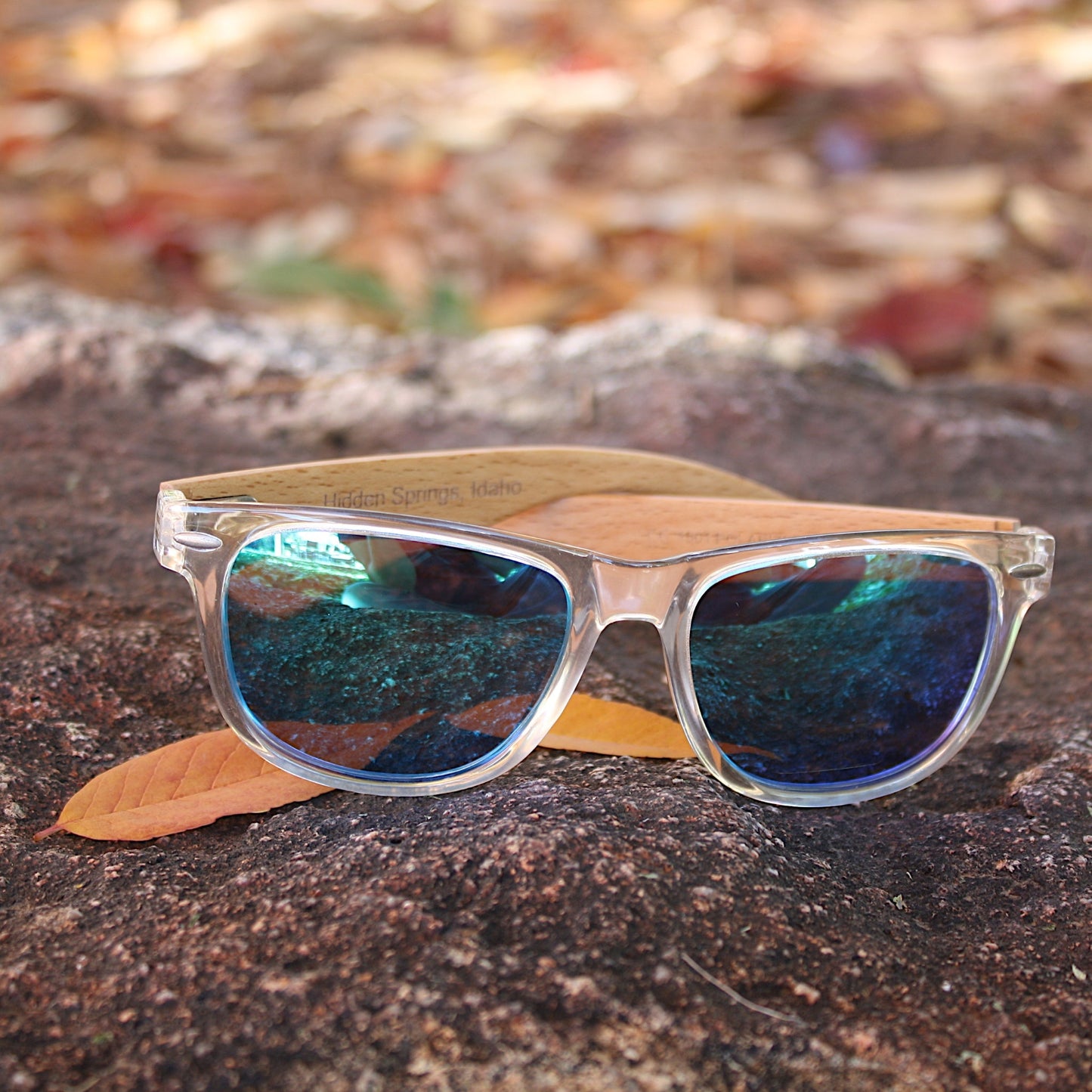 Real Beechwood Wanderer Sunglasses by WUDN