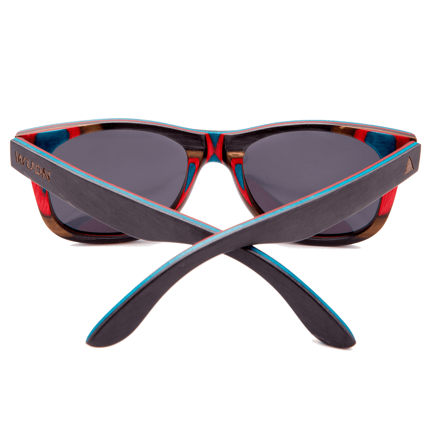 Recycled Skatedeck Ollie Black Sunglasses by WUDN