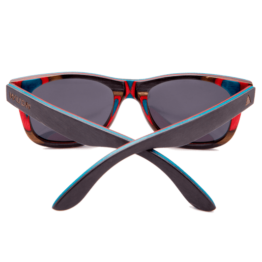 Recycled Skatedeck Ollie Black Sunglasses by WUDN