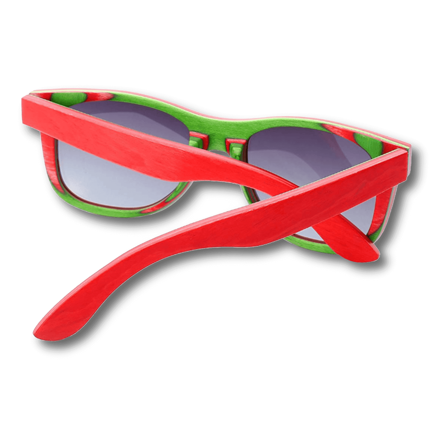 Recycled Skatedeck Bluntslide Red Sunglasses by WUDN