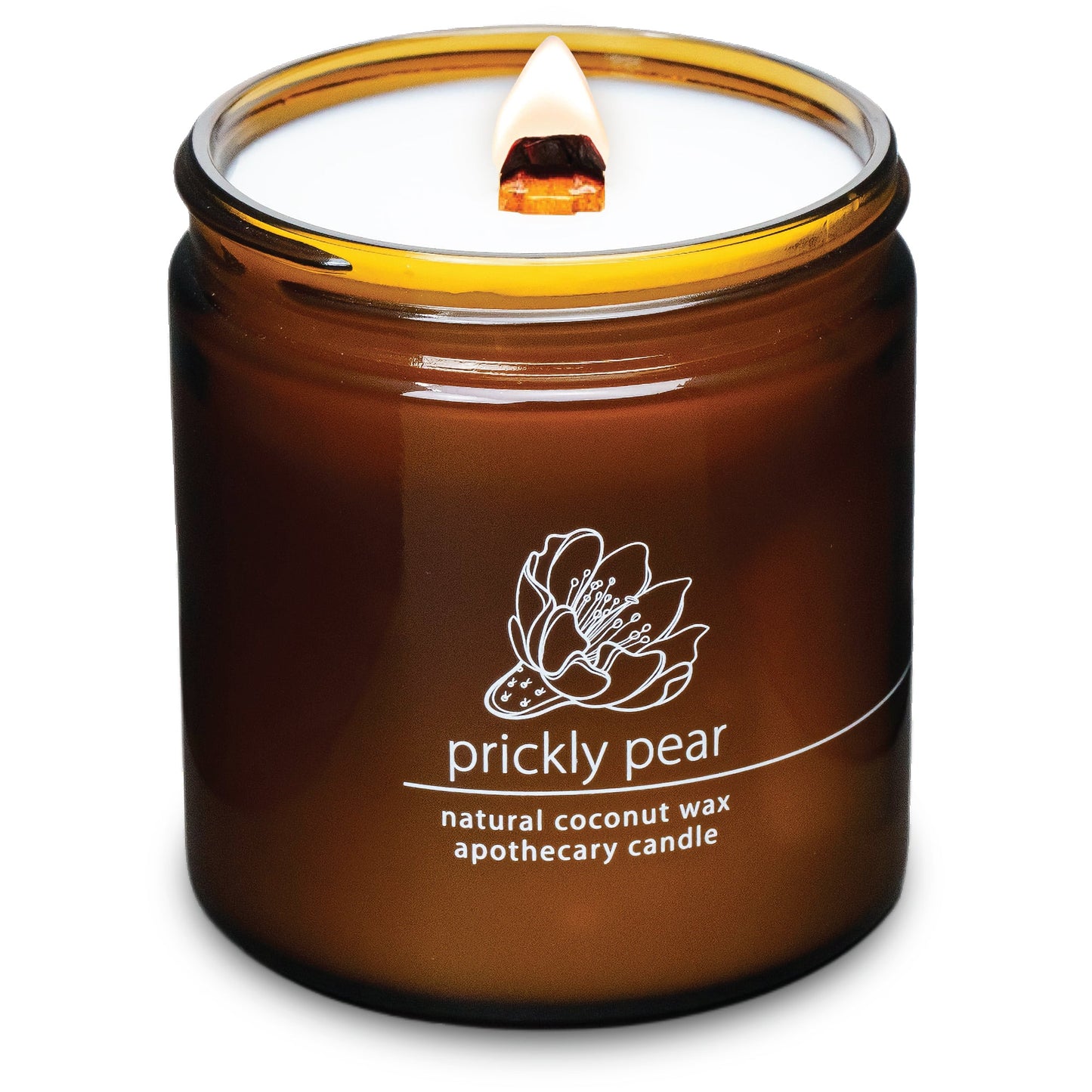 Prickly Pear | Wood Wick Candle with Natural Coconut Wax