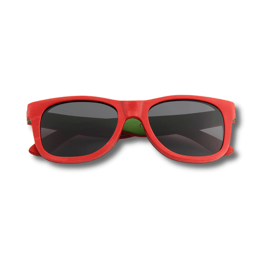 Recycled Skatedeck Bluntslide Red Sunglasses by WUDN