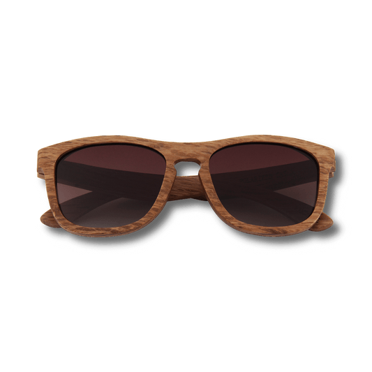 Real Zebra All Wood Jacks Sunglasses by WUDN