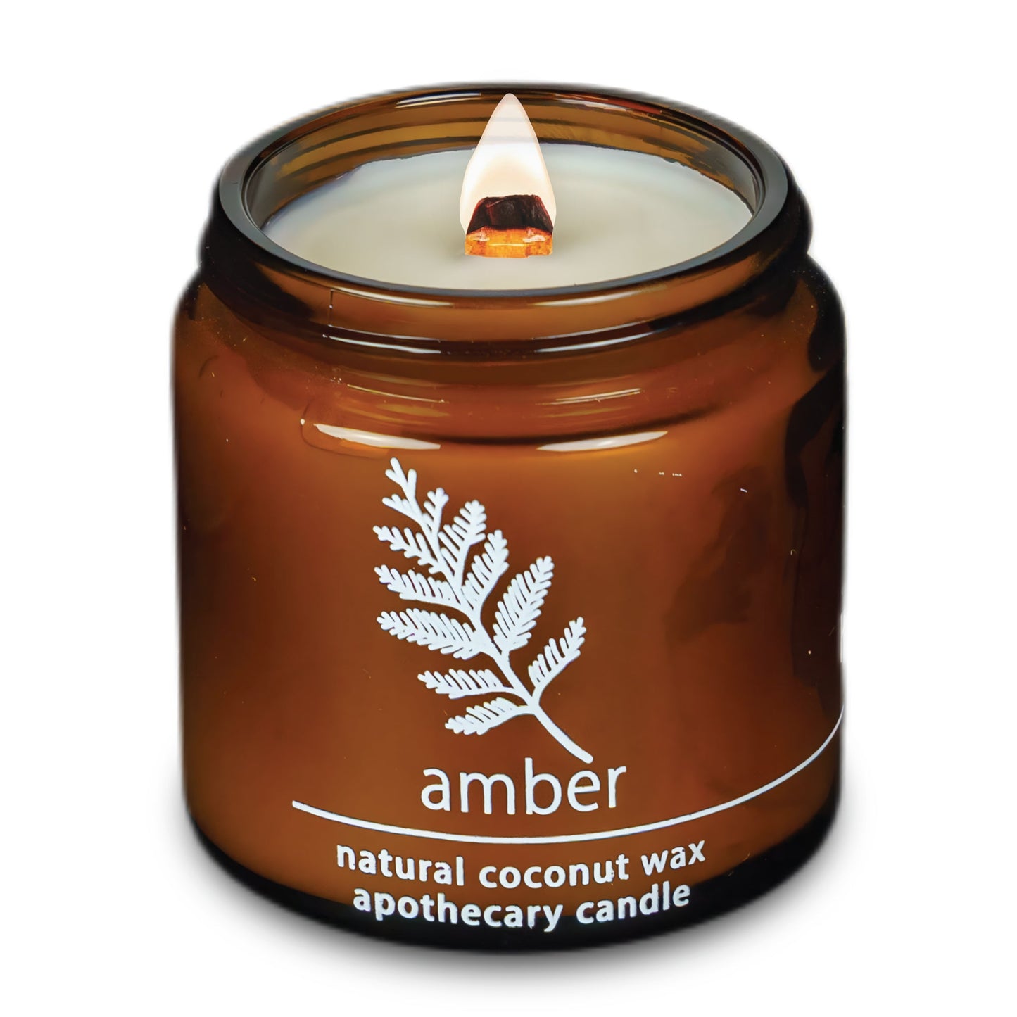 Amber | Wood Wick Candle with Natural Coconut Wax