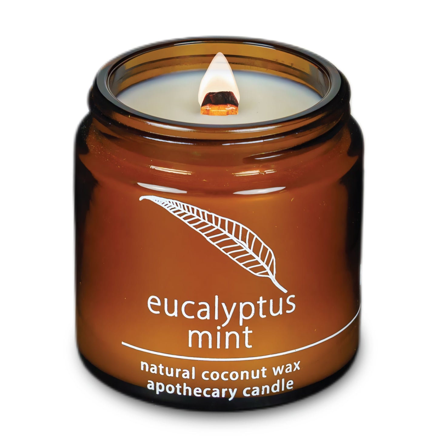 Eucalyptus Mint | Wood Wick Candle with Natural Coconut Wax