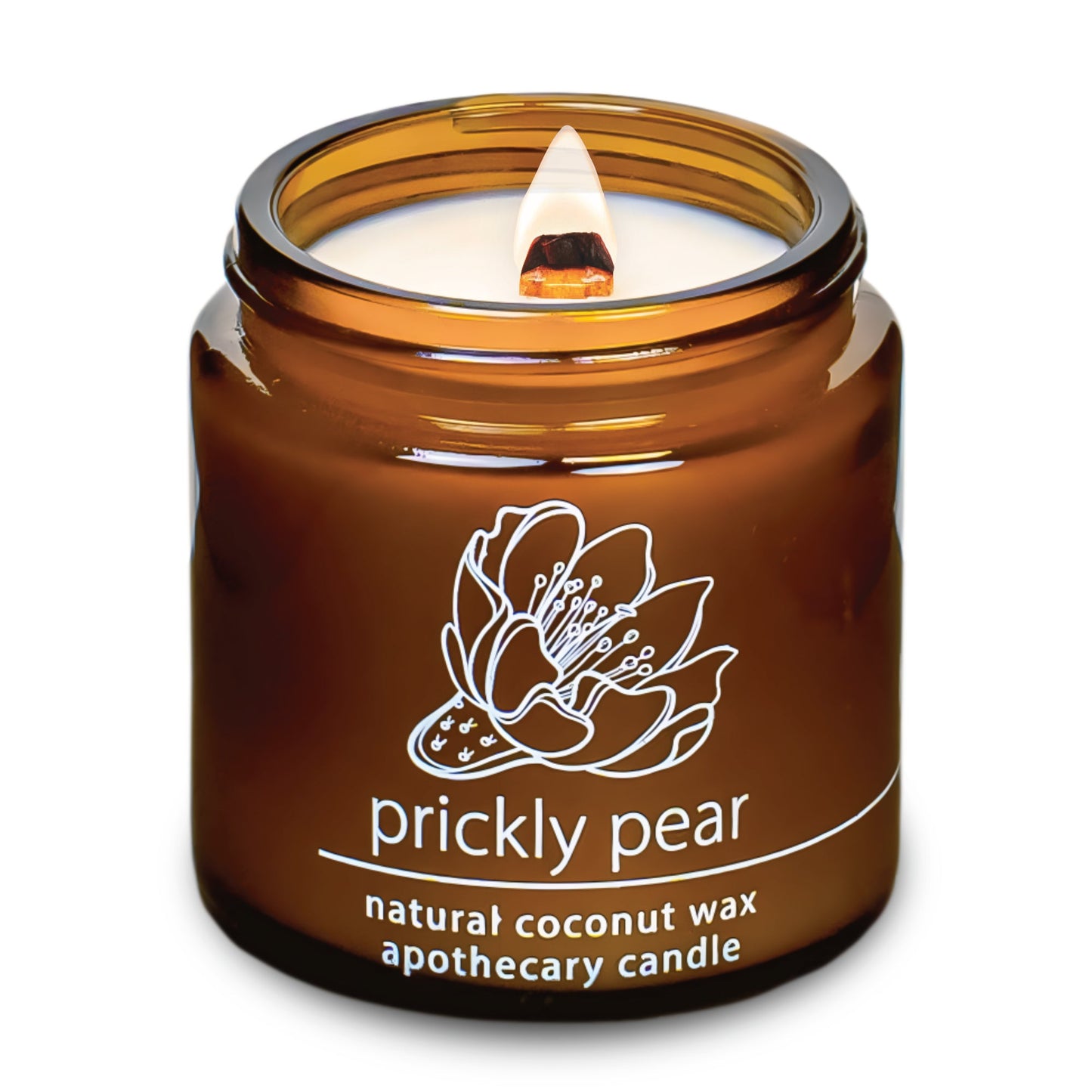 Prickly Pear | Wood Wick Candle with Natural Coconut Wax