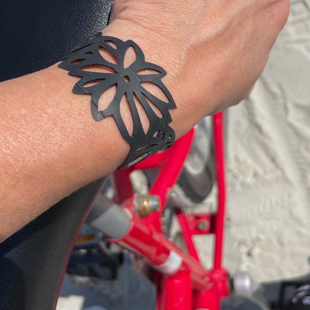 Tropical Flower Wrap Bracelet