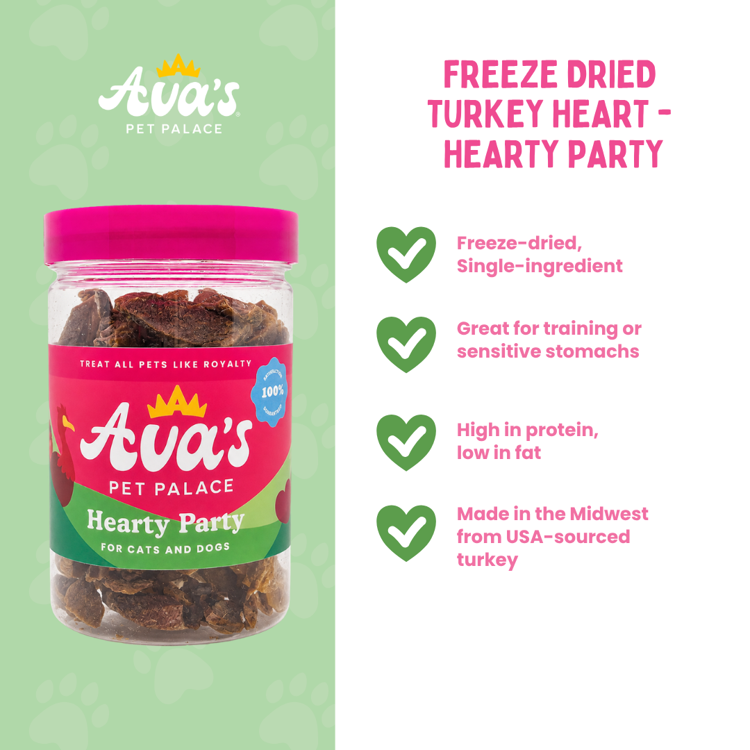 Freeze Dried Turkey Heart - Hearty Party