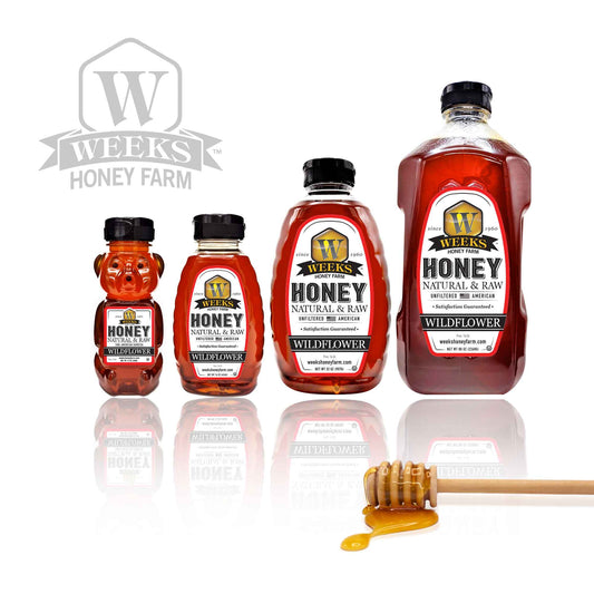 Weeks Pure Raw Wildflower Honey – Georgia’s Sweetest Natural Treasure