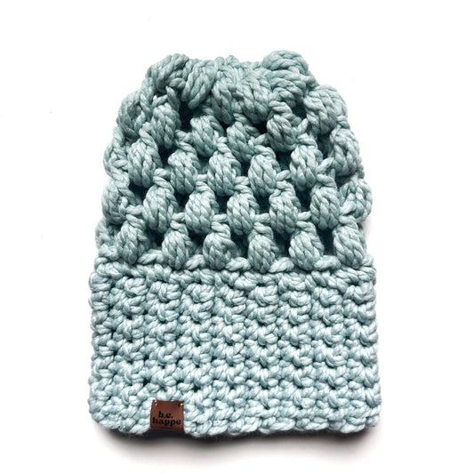 Women's Slouch Hat | Light Blue Slouchy Beanie