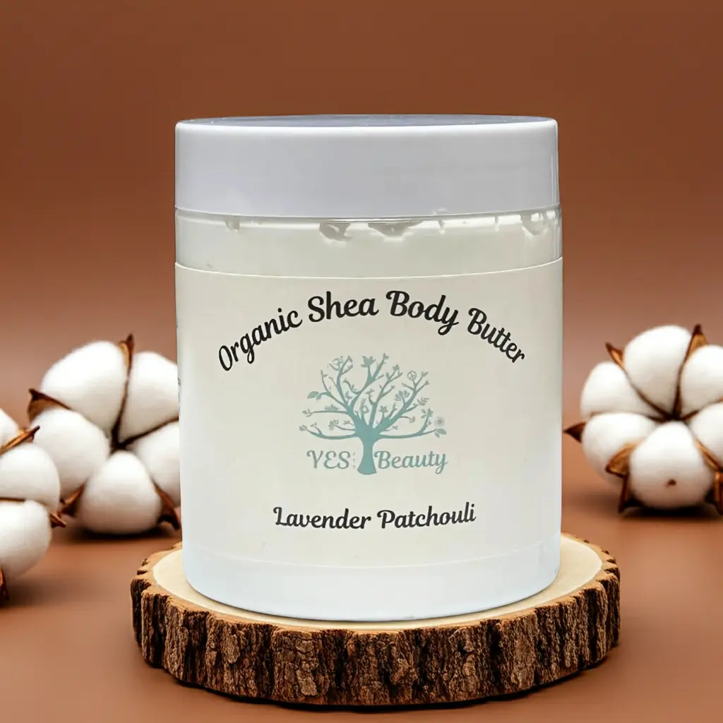 Body Butter Handmade Organic Shea - You Choose Scent - Rich & Creamy - 10 oz
