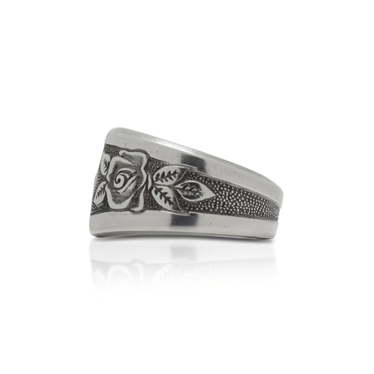 Mystic Rose Spoon Ring