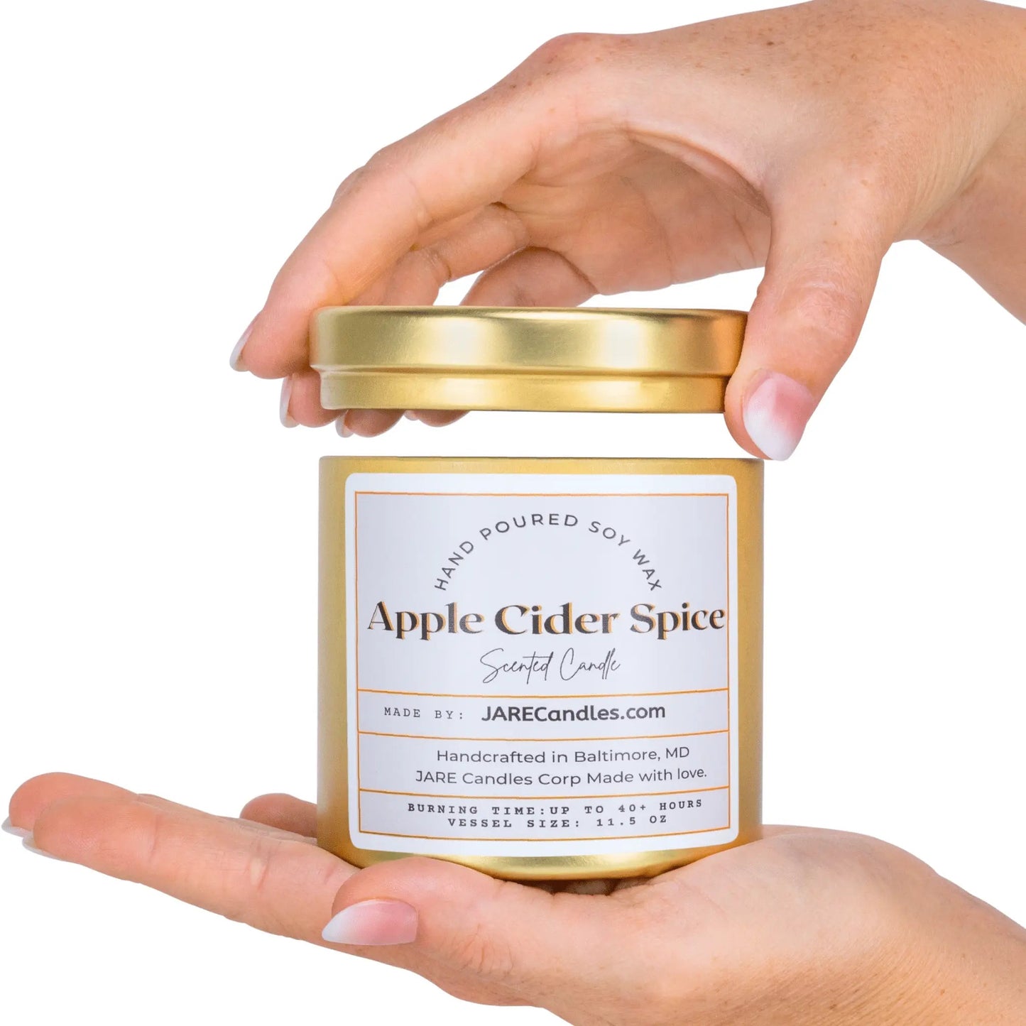 Apple Cider Spice - Cinnamon, Clove, Nutmeg - Soy Wax Scented Candle