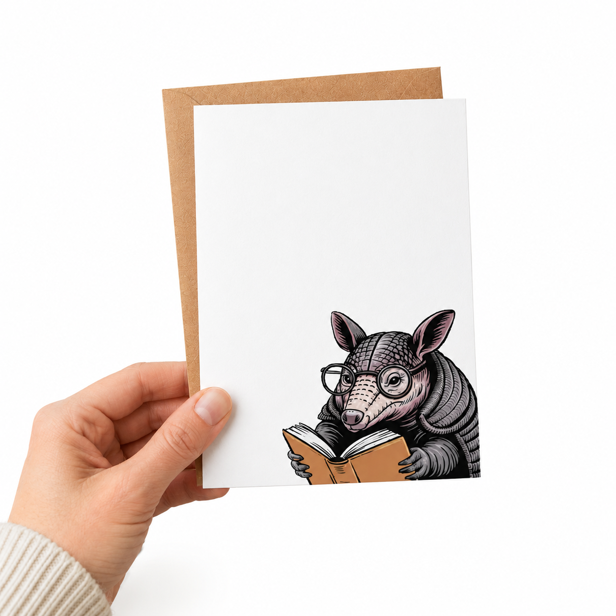 Armadillo Greeting Card