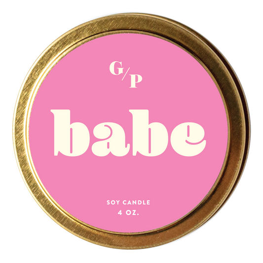 Babe 4 oz. Just Because Candle Tin